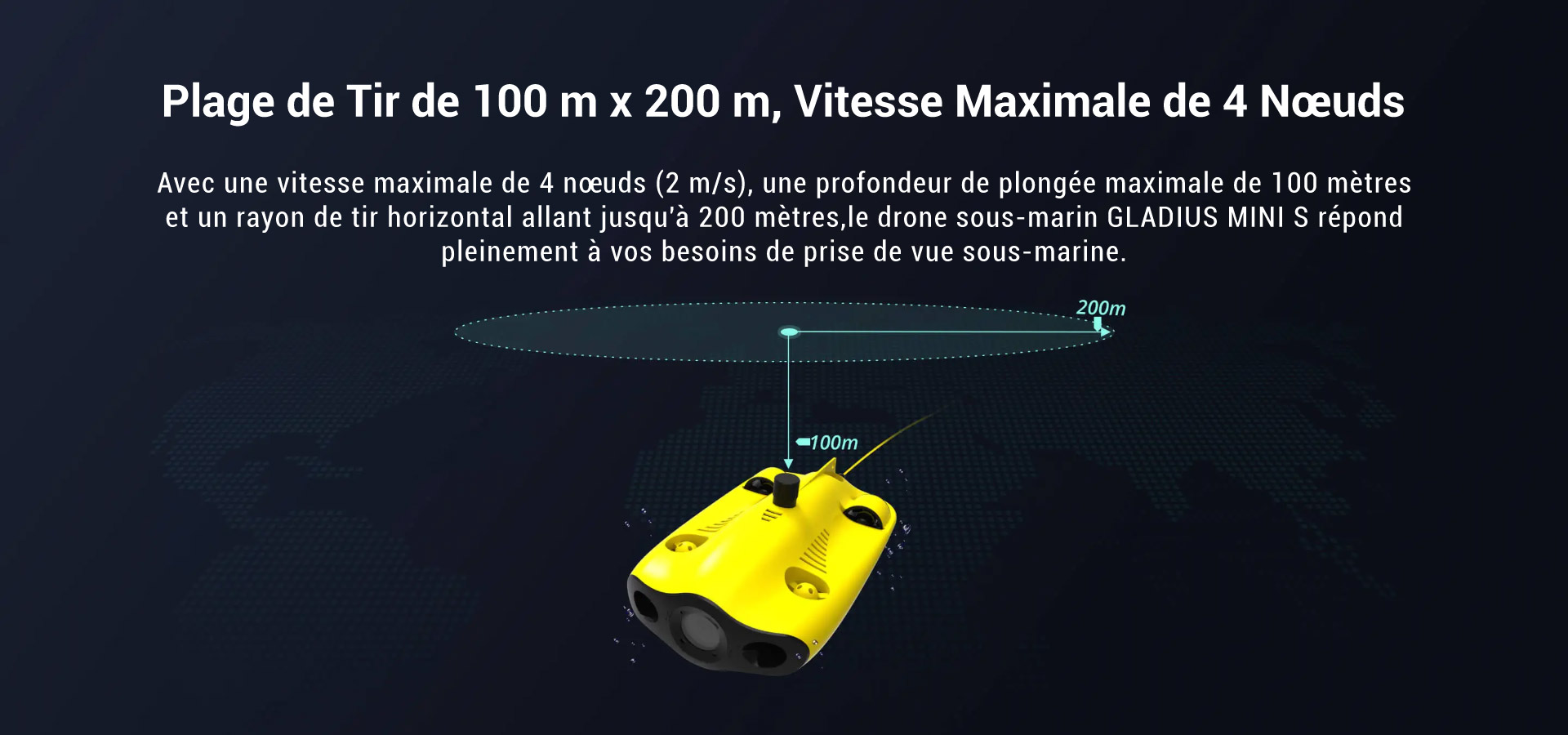 drone maroc sous marine Gladius mini