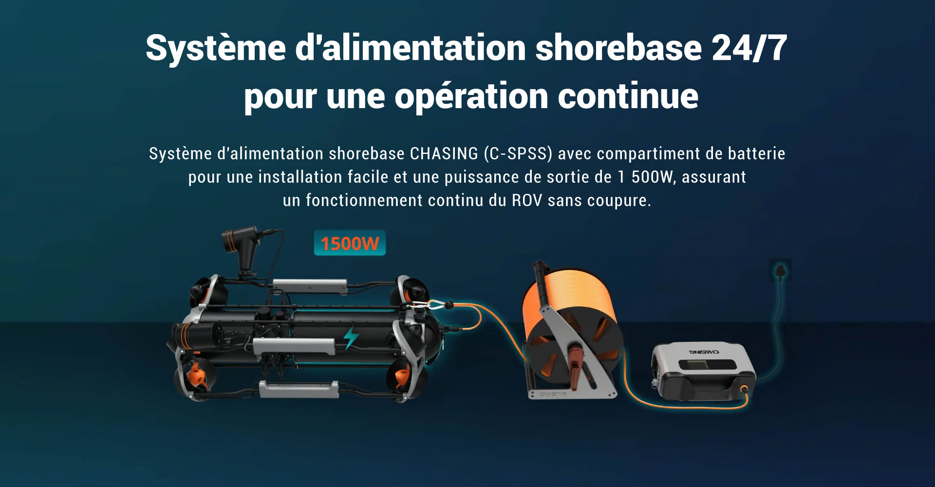 drone maroc sous marine chasing M2 PRO MAX