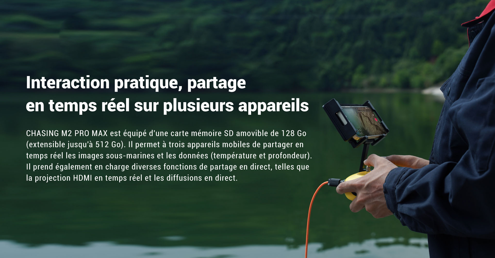drone maroc sous marine chasing M2 PRO MAX